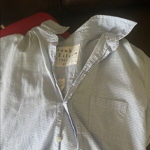 Frank & Eileen Blue Checkered Button Down Shirt